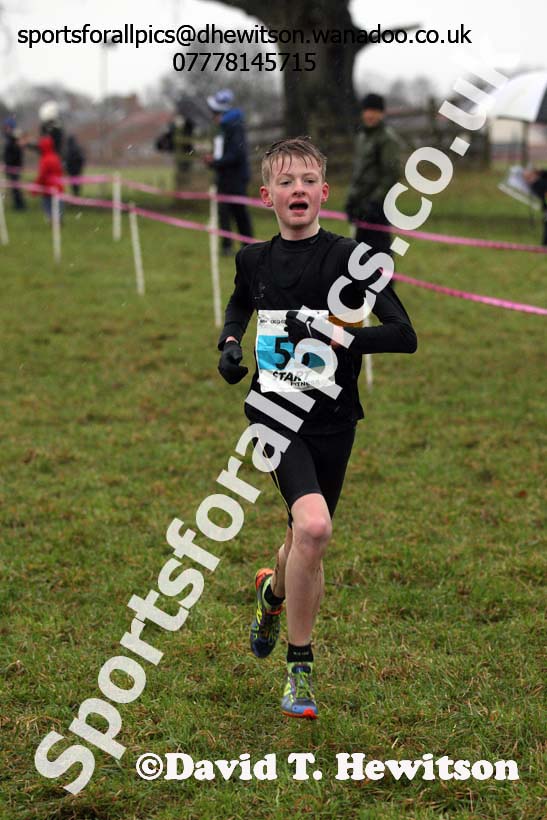 Boys under-13s North Eastern Cross Country, Sedgefield, County Durham. Photo: David T. Hewitson/Sports for All Pics